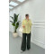 Sare Fashion Belted Palazzo Trousers Khaki