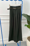 Sare Fashion Belted Palazzo Trousers Khaki