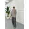 Sare Fashion Belted Palazzo Trousers Soft Green
