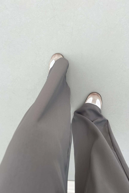 Sare Fashion Belted Palazzo Trousers Soft Green