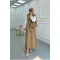 Sare Fashion Belted Vest Set Camel