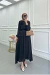 Sare Fashion Floral Skirt Suit Black