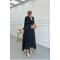 Sare Fashion Floral Skirt Suit Black