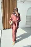 Sare Fashion Kimono Strawberry Set Coffee