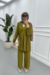Sare Fashion Kimono Strawberry Suit Dark Green