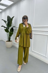 Sare Fashion Kimono Strawberry Suit Dark Green