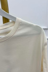 Sare Fashion Short Sleeve Complementary Undergarment Cream