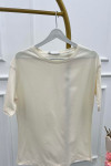 Sare Fashion Short Sleeve Complementary Undergarment Cream