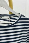 Sare Fashion Short Sleeve Complementary Underwear Navy Blue