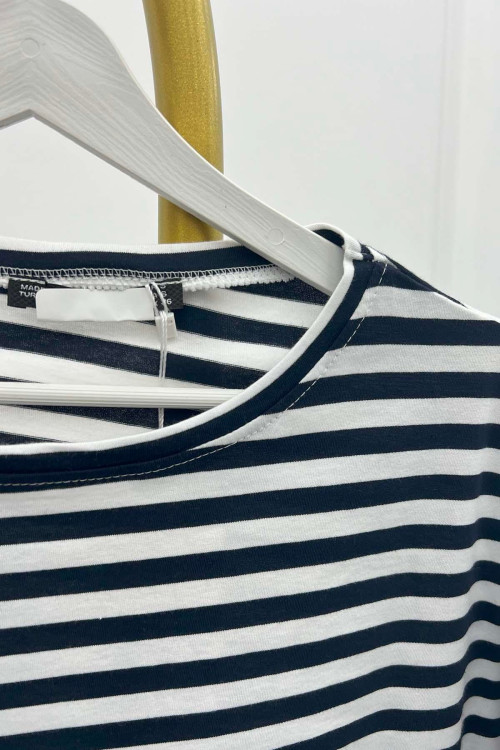 Sare Fashion Short Sleeve Complementary Underwear Navy Blue