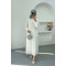 Necklace Pleated Skirt Set White