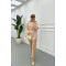 Sare Fashion Crinkle Summer Jacket Stone
