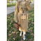 Sare Fashion Belted Lined Trench Coat Brown