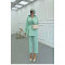 Sare Fashion Belted Jacket Set Mint Green