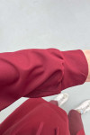 Sare Fashion Belted Kimono Burgundy