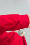 Sare Fashion Belted Kimono Red