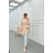 Sare Fashion Belted Kimono Stone