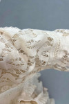 Sare Fashion Belted Tulle Dress Beige