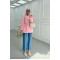 Sare Fashion Belted Viral Jacket Pink