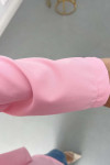 Sare Fashion Belted Viral Jacket Pink