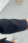 Sare Fashion Belted Viral Jacket Black