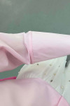 Sare Fashion Crop Shirt with Cuff Detail in Pink Sare Fashion Crop Shirt with Cuff Detail in Pink