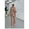 Sare Fashion Muslin Vintage Casual Suit Mink