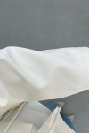 Sare Fashion Shoulder Detailed Belted Lined Jacket White