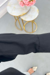 Sare Fashion Shoulder Detailed Shirt Black