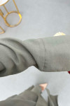 Sare Fashion Khaki Shoulder Cape Suit