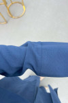 Sare Fashion Indigo Shoulder Cape Suit