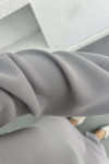 Sare Fashion Shoulder Snap Trouser Set Gray