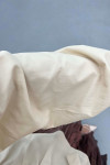 Sare Fashion Front Tie Detail Shirt Beige