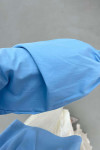 Sare Fashion Front Tie Detail Shirt Blue