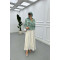 Sare Fashion Front Tie Detail Shirt Mint Green