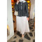 Sare Fashion Front Tie Blouse Black