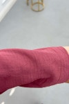 Sare Fashion Front Tie Double Aerobin Suit Dusty Rose