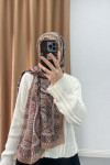 Authentic Patterned Shawl Brown Authentic Patterned Shawl Brown