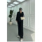 Sare Fashion Oval Cut Oysho Suit Black