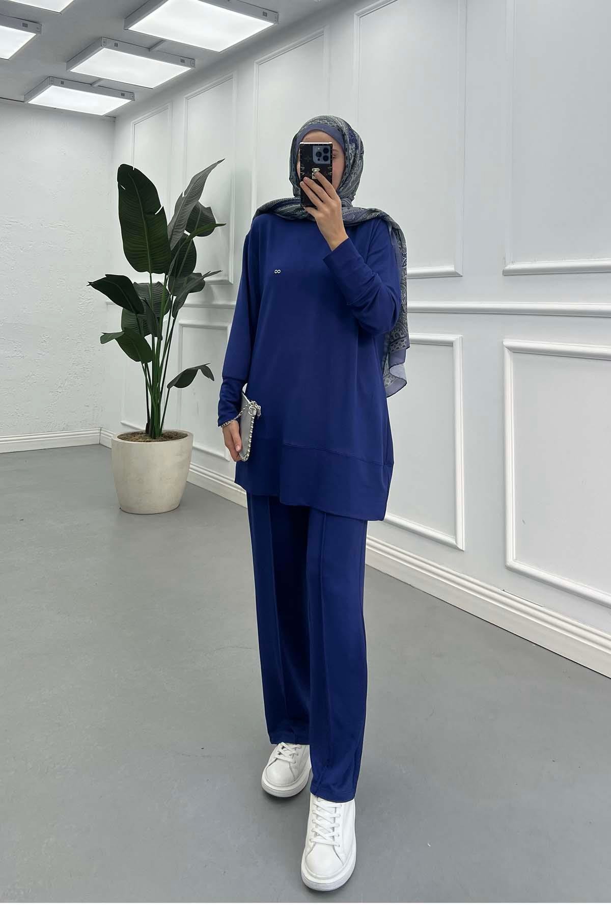 Sare Fashion Oysh Two Piece Set Indigo Sare Fashion Oysh Two Piece Set Indigo