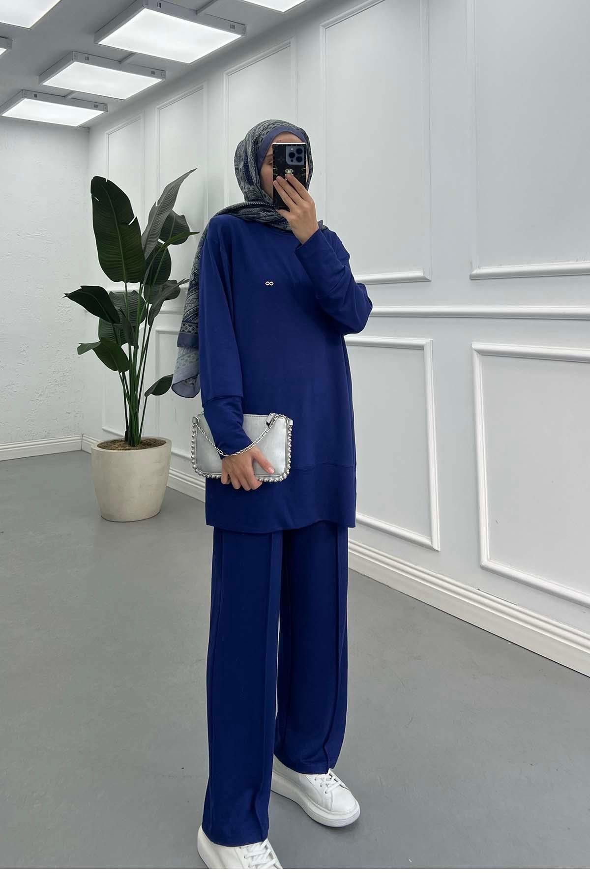 Sare Fashion Oysh Two Piece Set Indigo Sare Fashion Oysh Two Piece Set Indigo