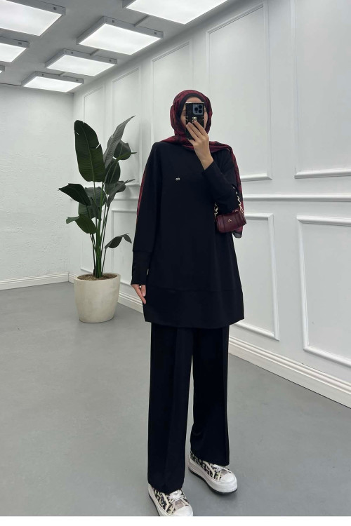 Sare Fashion Oysh Two Piece Suit Black