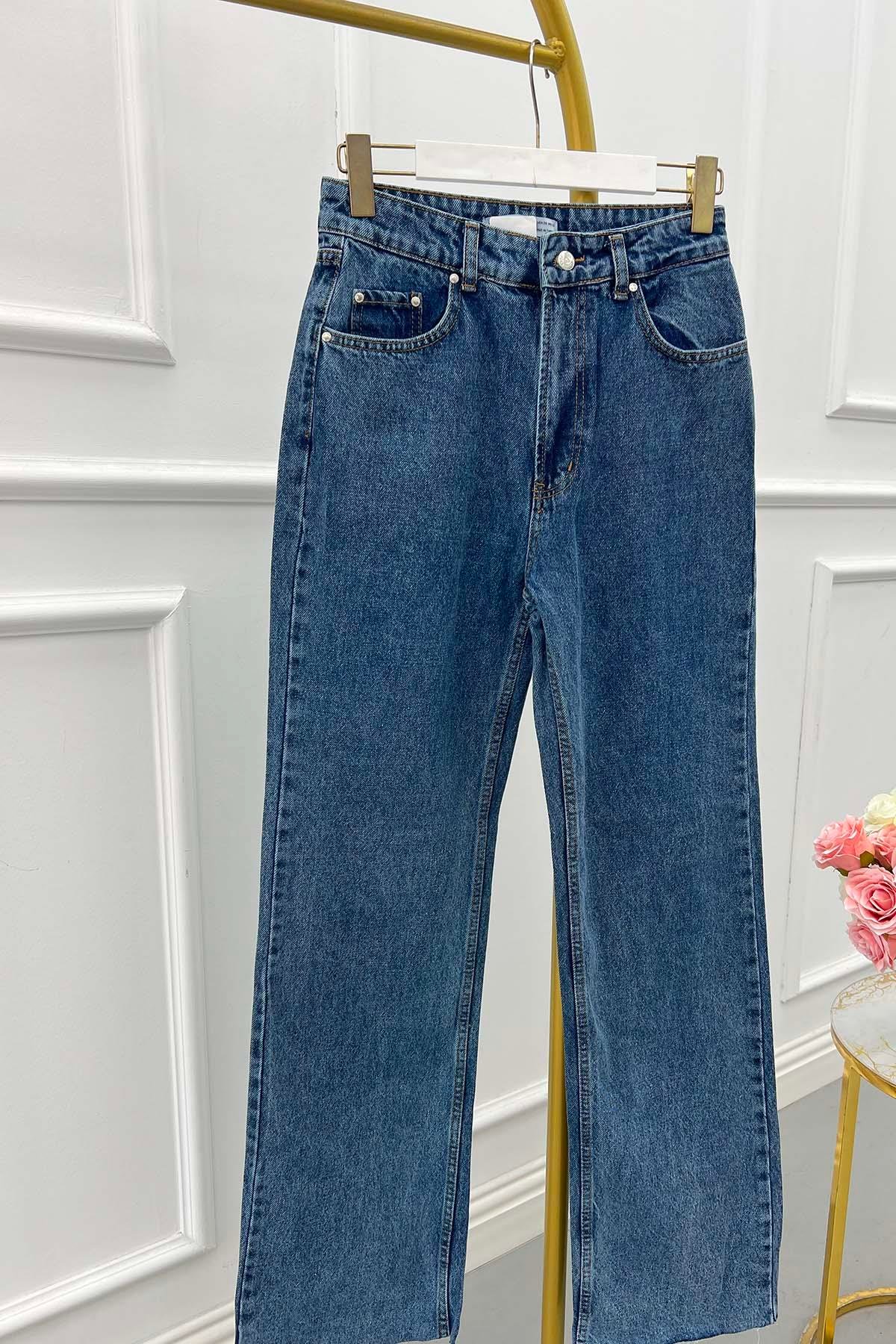 Sare Fashion Blue Jeans with Leg Detail