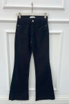 Sare Fashion Jeans with Leg Detail Black