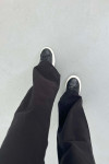 Sare Fashion Jeans with Leg Detail Black