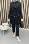 Plush Vest Black