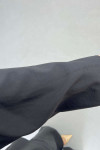 Sare Fashion Dart Detail Hidden Button Shirt Set Black