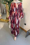 Sare Fashion Pleated Balloon Sleeve Dress Dusty Rose