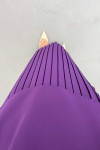 Pleated Skirt Set Purple