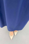 Sare Fashion Poplin Skirt Navy Blue